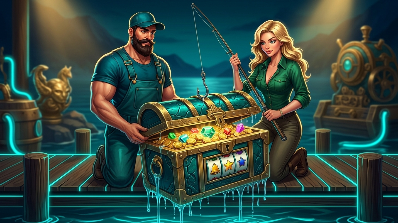 V.Vegas Casino: Illustrativ scen; Betyg: 9.8/10; Licens: Curacao Gaming Control Board