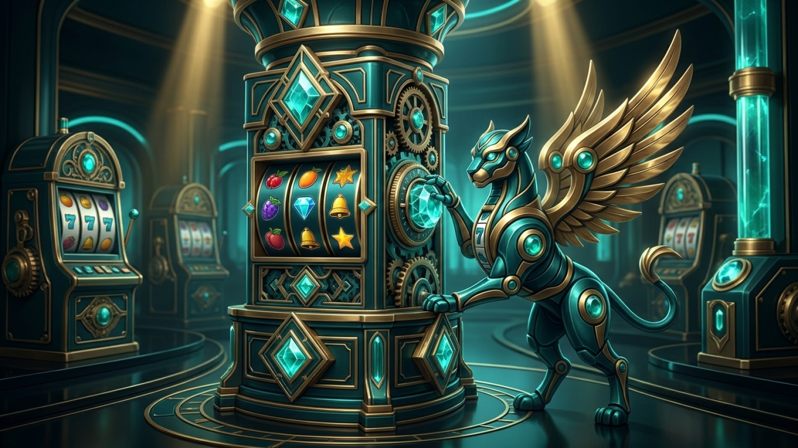 Wolfy Casino: Illustrativ scen; Betyg: 5.6/10; Licens: Curacao Gaming Control Board
